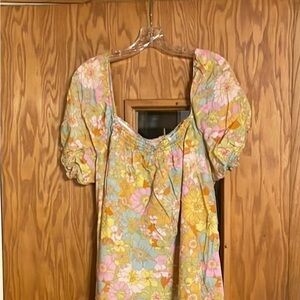 Show Me Your MuMu Multicolor Floral mini Dress